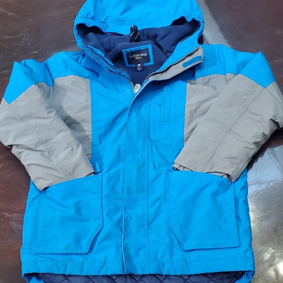 Lands' End Kids Jacket- Med. 10/12 - Picture 4 of 8